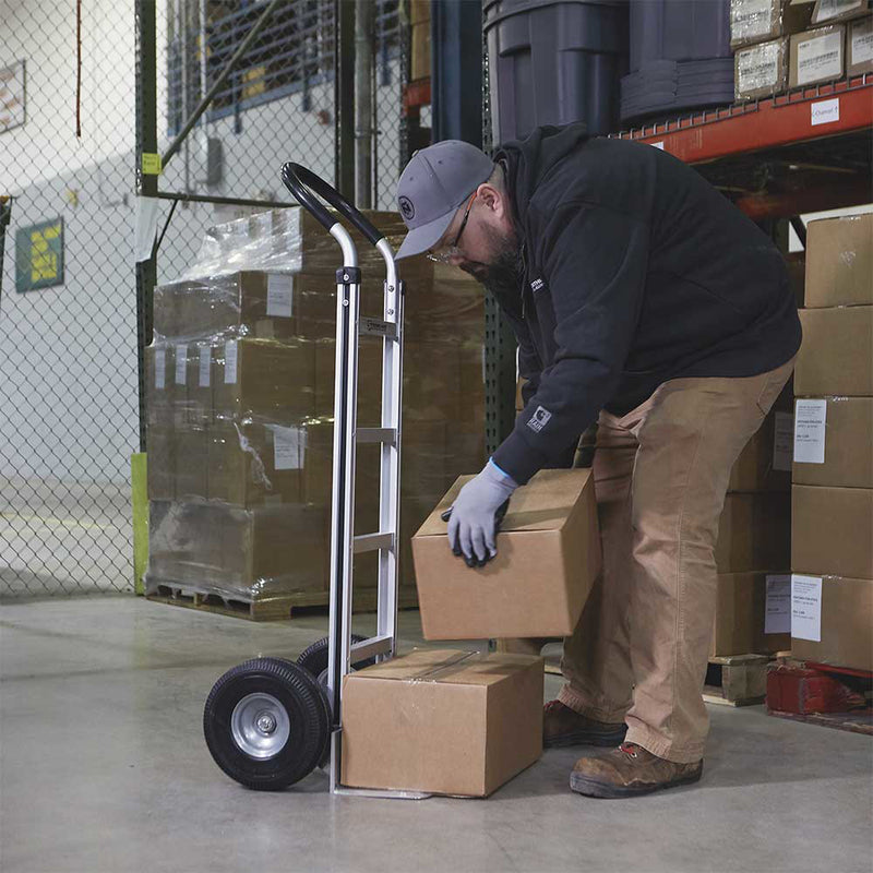 Aluminum Hand Truck for Material Handling | 600-Lb Capacity | Lightweight Construction | Strongway