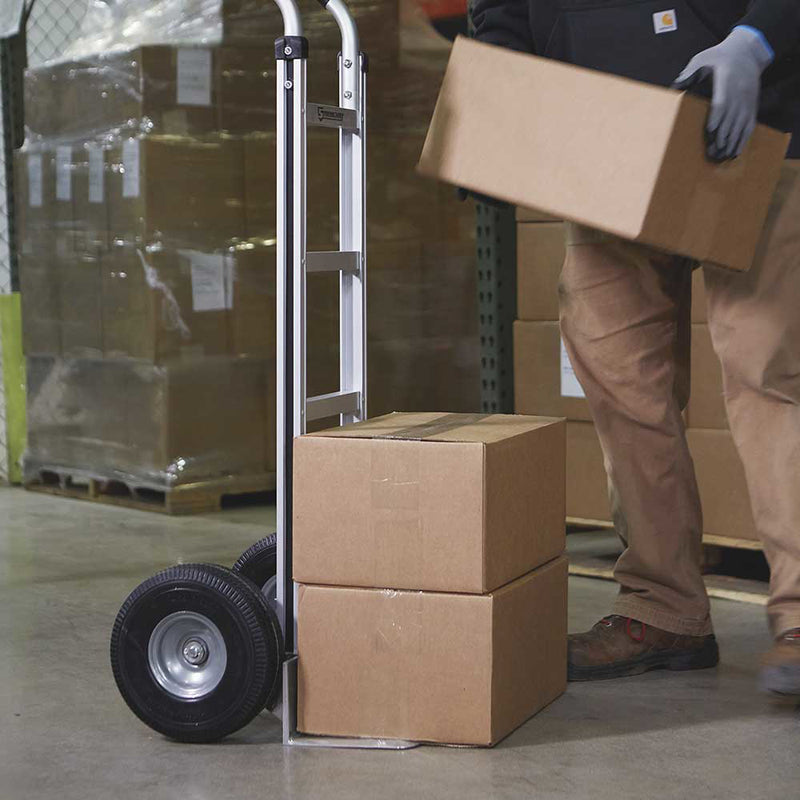 Aluminum Hand Truck for Material Handling | 600-Lb Capacity | Lightweight Construction | Strongway