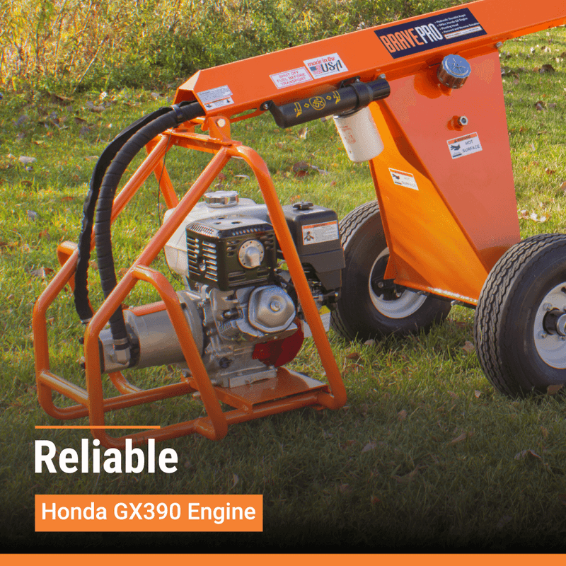 BravePro Towable Earth Auger for Outdoor Equipment | 6-18" Diameter | Up to 48" Deep | Honda GX390 | Brave