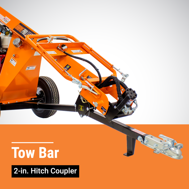 BravePro Towable Earth Auger for Outdoor Equipment | 6-18" Diameter | Up to 48" Deep | Honda GX390 | Brave