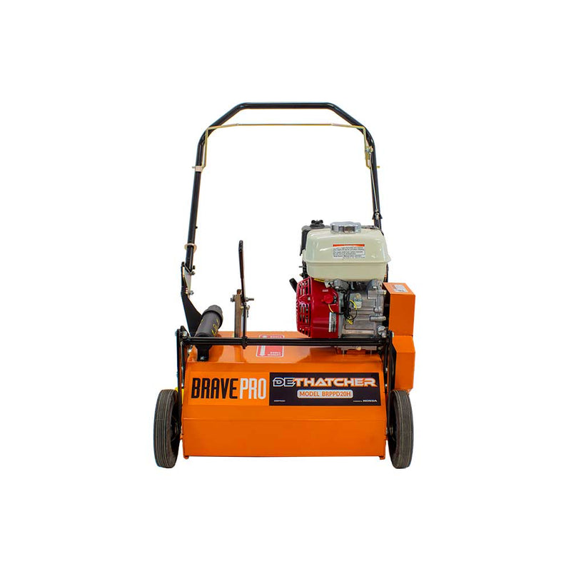 Power Rake Dethatcher for Walk-Behind | 20" Width | Honda GX160 | Brave