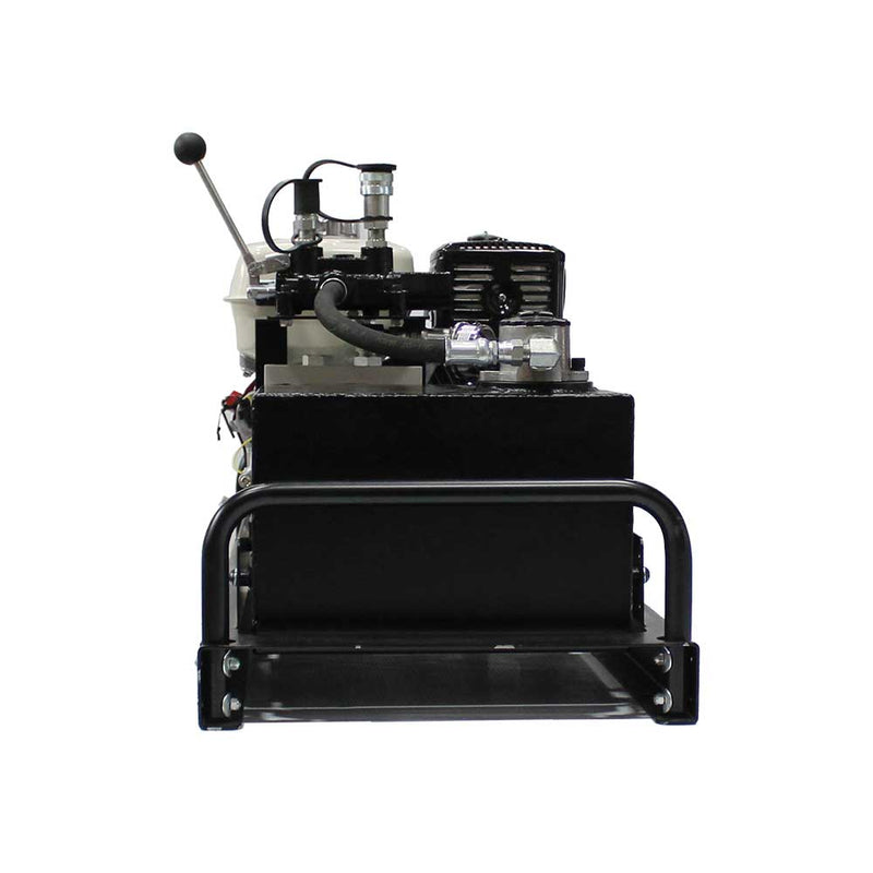 BravePro Hydra Buddy Electric Start Honda Remote Hydraulic Power Pack for Construction Equipment | 5.5 GPM | 2000 PSI | Brave