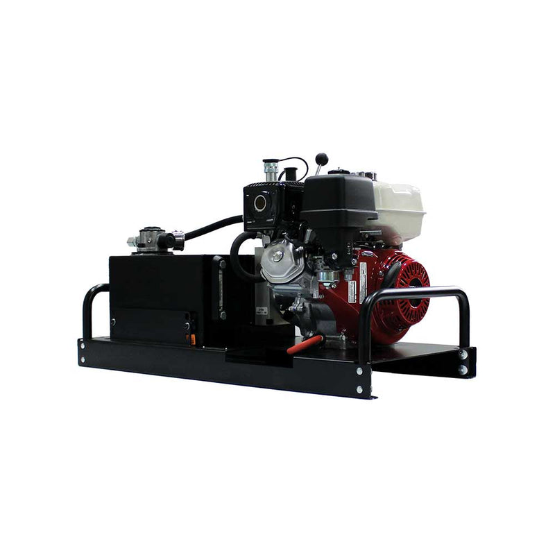 BravePro Hydra Buddy Electric Start Honda Remote Hydraulic Power Pack for Construction Equipment | 5.5 GPM | 2000 PSI | Brave