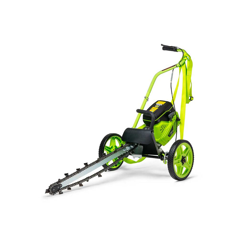 Trencher Cart for Handheld Trencher | Universal Compatibility | Two-Wheel Design | Walk-Behind Conversion | Minitrencher