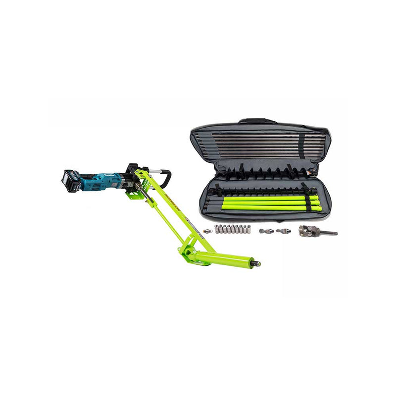 Battery Powered Horizontal Boring Drill for Utility Installation | MAKITA XGT Compatible | 40V MAX System | Professional Grade | MiniTrencher