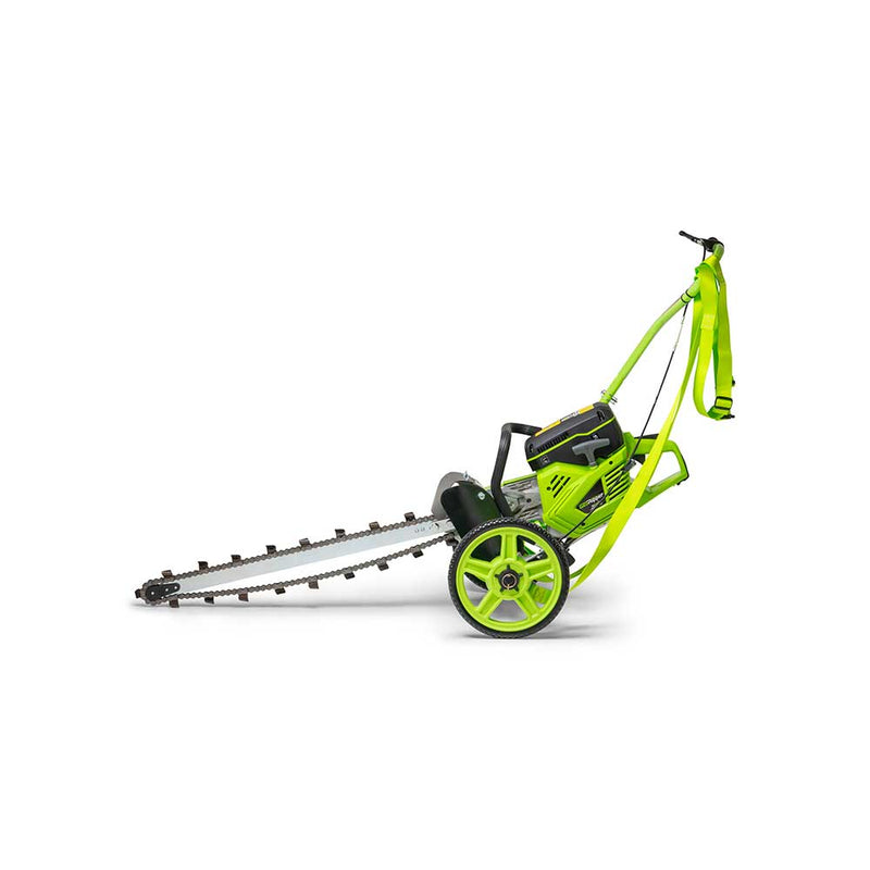 Trencher Cart for Handheld Trencher | Universal Compatibility | Two-Wheel Design | Walk-Behind Conversion | Minitrencher