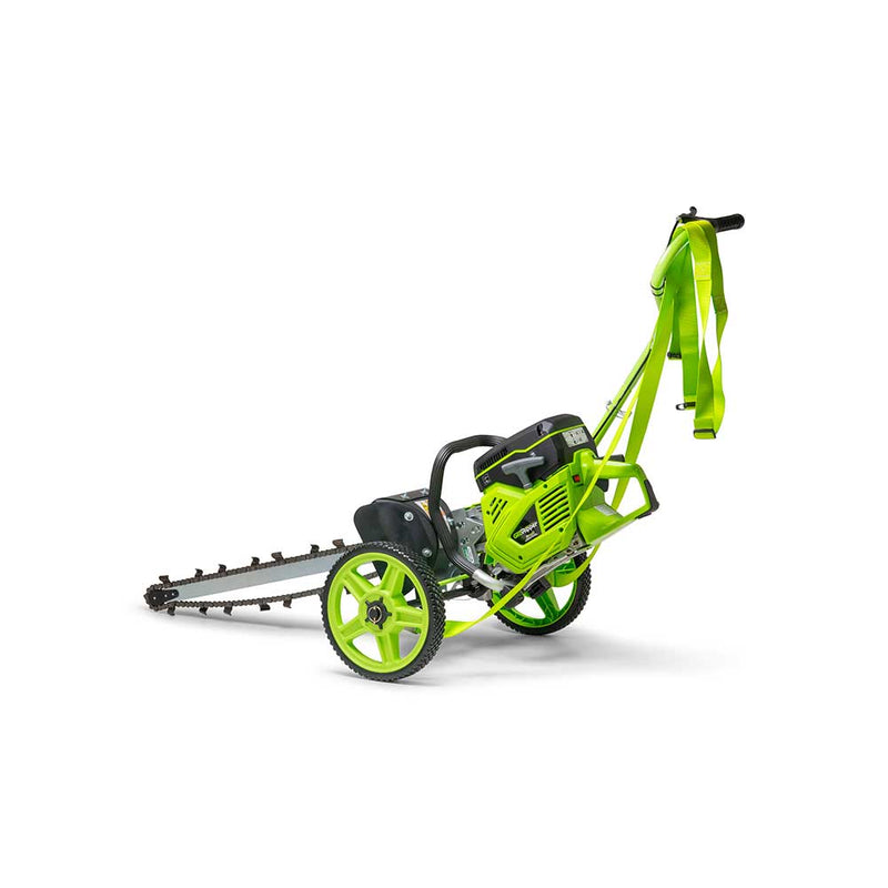 Trencher Cart for Handheld Trencher | Universal Compatibility | Two-Wheel Design | Walk-Behind Conversion | Minitrencher