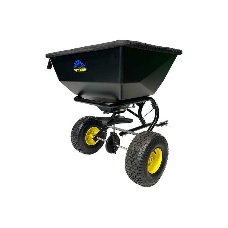 Tow-Behind Spreader for ATV | 200-Lb Capacity | Commercial Grade | Powder Coated | Spyker