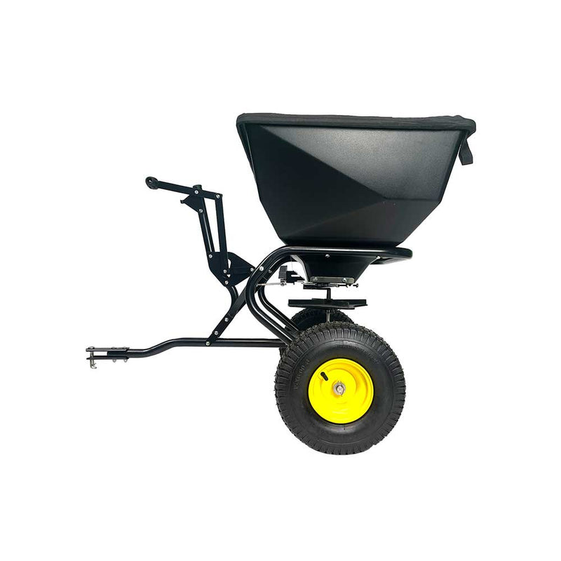 Tow-Behind Spreader for ATV | 200-Lb Capacity | Commercial Grade | Powder Coated | Spyker
