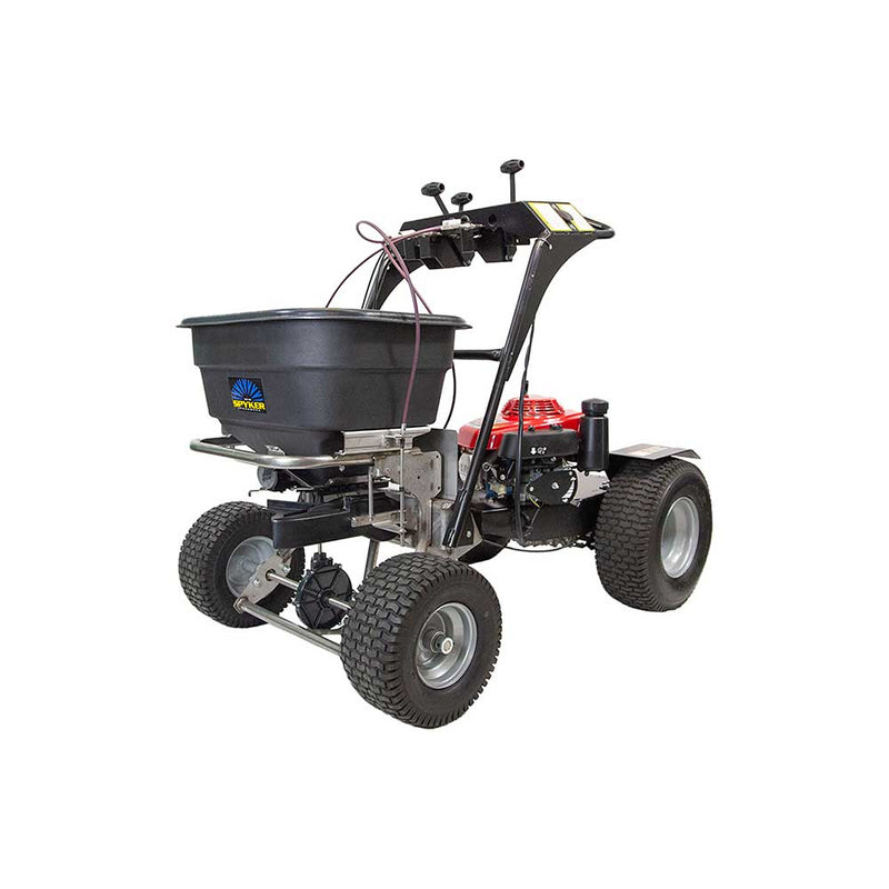 Ride-On Spreader | 120-Lb Capacity | Honda GXV160 Engine | Large Properties | Spyker