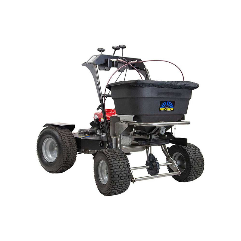 Ride-On Spreader | 120-Lb Capacity | Honda GXV160 Engine | Large Properties | Spyker