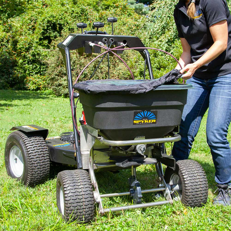 Ride-On Spreader | 120-Lb Capacity | Honda GXV160 Engine | Large Properties | Spyker