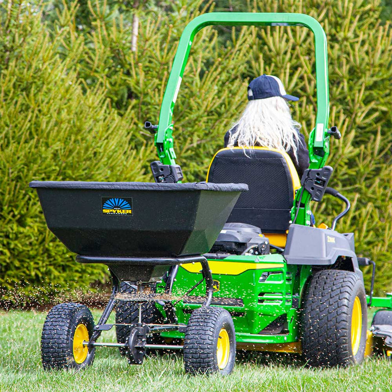 Tow-Behind Spreader for ATV | 200-Lb Capacity | Commercial Grade | Powder Coated | Spyker
