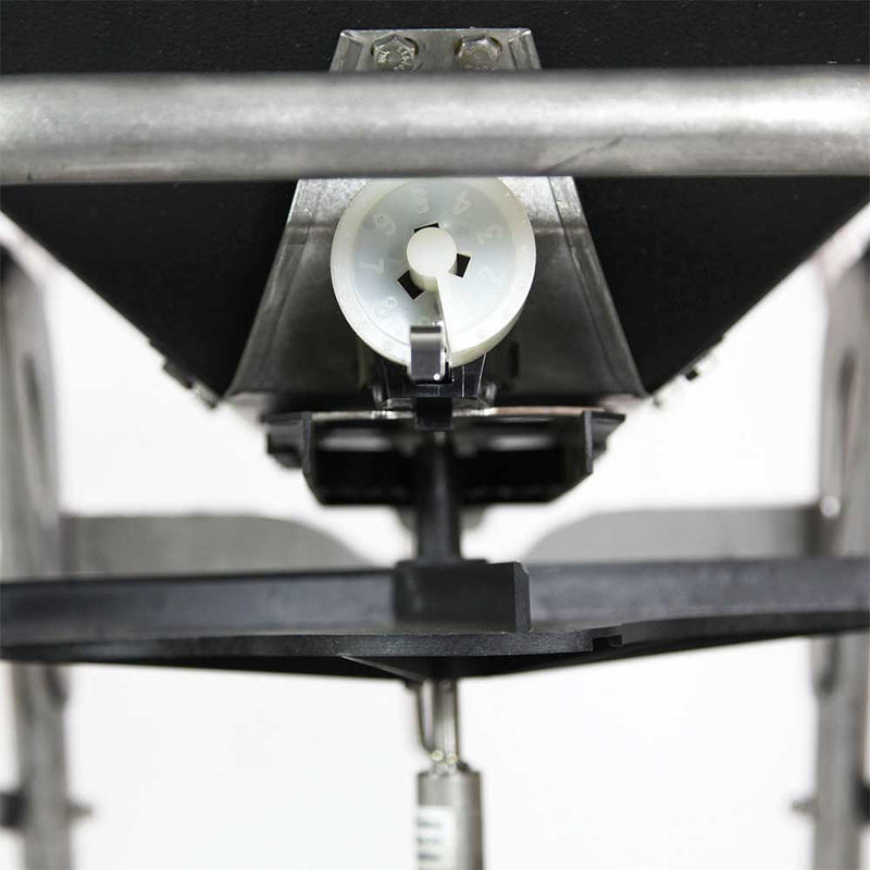 Push Drop Spreader | 120 lb Capacity | Stainless Steel | AccuWay Technology | Spyker