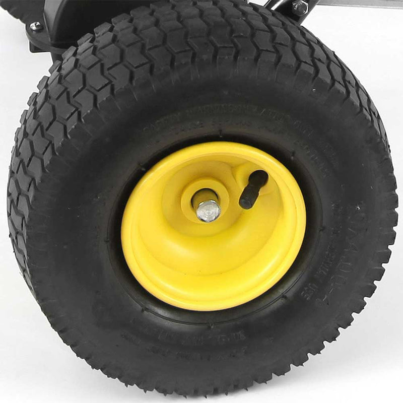 Walk Behind Push Spreader  | 50 Lb Capacity | Powder Coated | Thick Polypropylene Hopper | Spyker