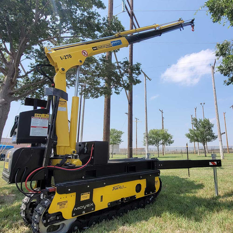 Mini Crawler Crane for Construction | 30-In. Wide | Up to 16.5-Ft. Reach | All-Terrain Mobility | Movex