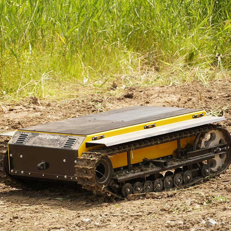 Electric Track Carrier for Multi-Terrain | 48" Wide | 5,300 lb Capacity | Zero Emission | Movex