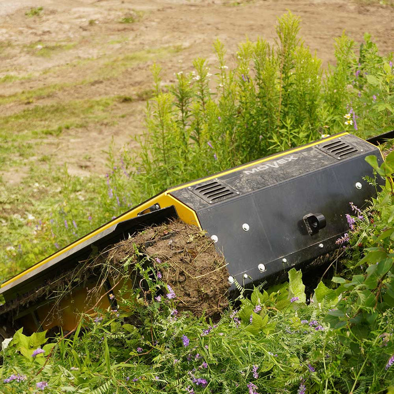 Electric Track Carrier for Multi-Terrain | 48" Wide | 5,300 lb Capacity | Zero Emission | Movex
