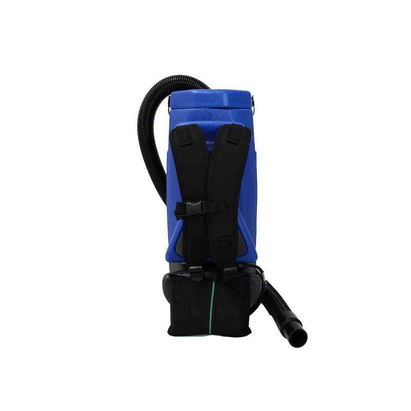 10-Qt. Backpack Vacuum | Commercial Cleaning | 124 CFM | 5-Piece Tool Kit | Sandia