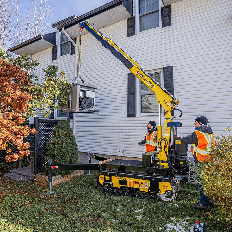 Mini Crawler Crane for Construction | 30-In. Wide | Up to 16.5-Ft. Reach | All-Terrain Mobility | Movex