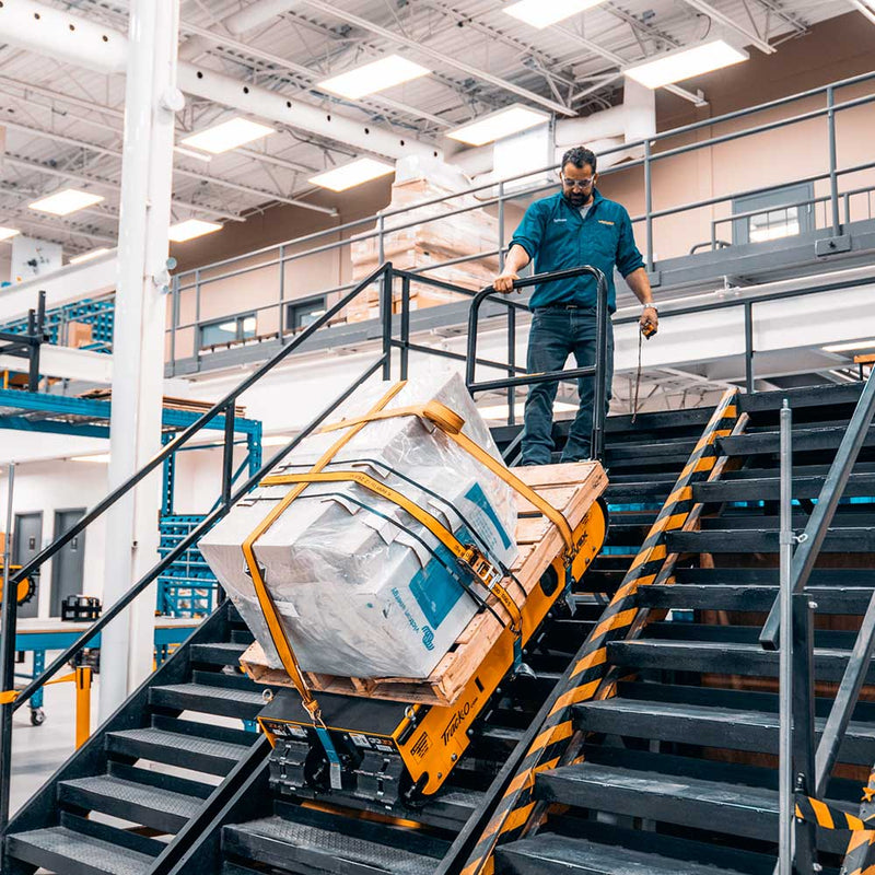 Twin-Track Carrier for Material Transport | 30-Inch Wide | 2,200-Lb Capacity | Remote Control | Movex