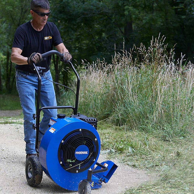 7HP Walk-Behind Gas Leaf Blower | 212cc Engine | EPA Certified | 1200 CFM | Powerhorse