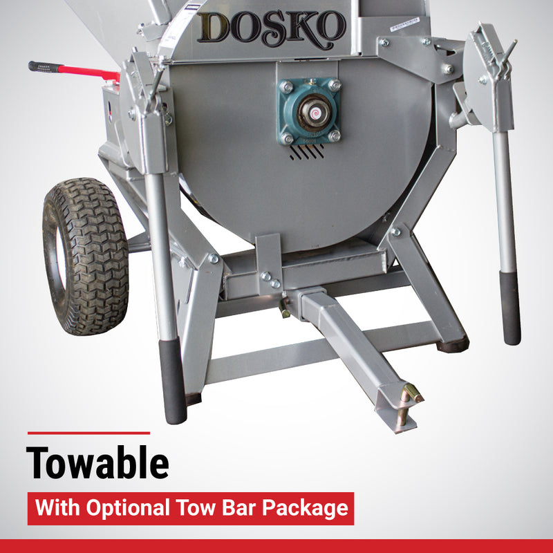 Brush Chipper | 4-Inch Capacity | Honda GX390 Engine | American Built | Dosko