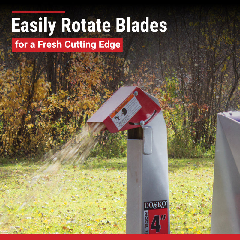 Brush Chipper | 4-Inch Capacity | Honda GX390 Engine | American Built | Dosko