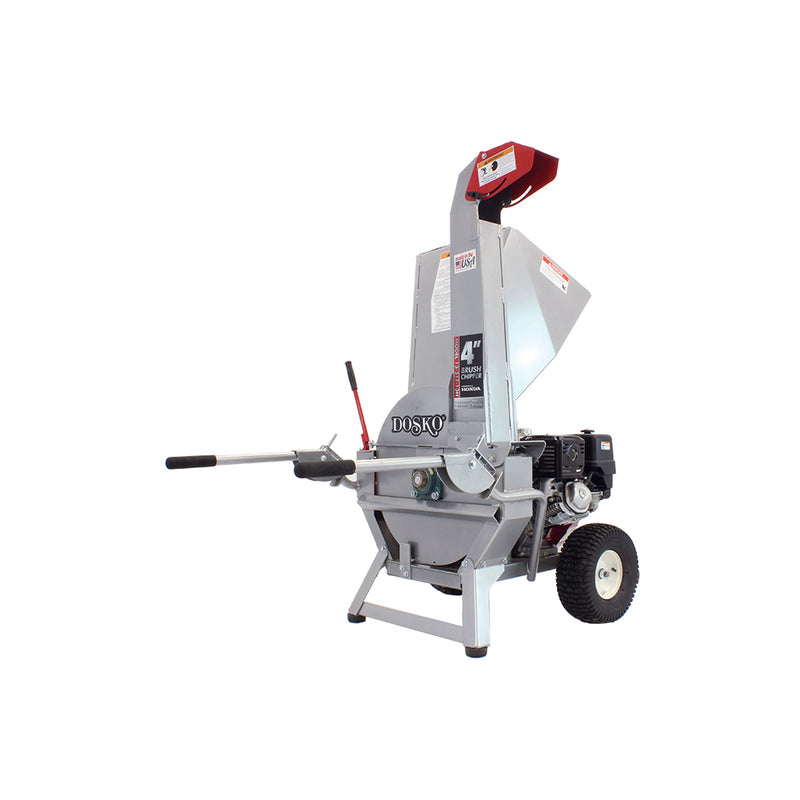 Brush Chipper | 4-Inch Capacity | Honda GX390 Engine | American Built | Dosko