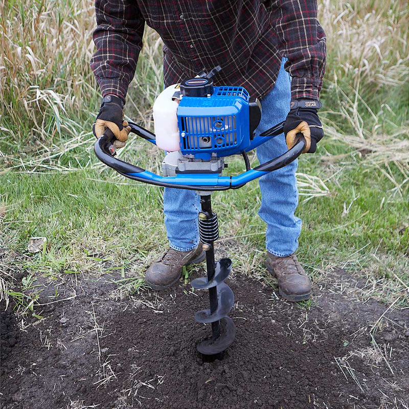 Earth Auger | Post Hole Digger | 52CC | Two-Stroke | 1-Person Operation | Powerhorse