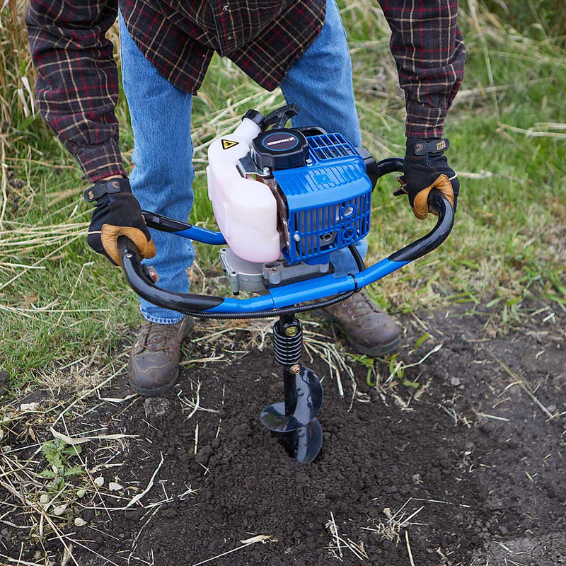 Earth Auger | Post Hole Digger | 52CC | Two-Stroke | 1-Person Operation | Powerhorse