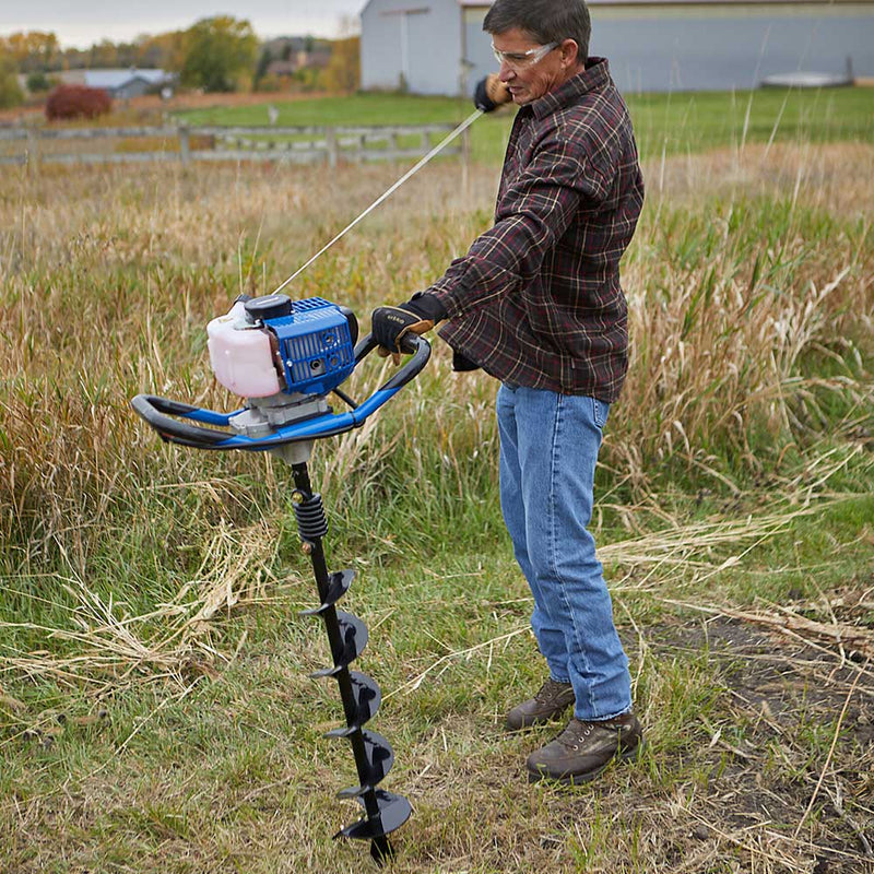 Earth Auger | Post Hole Digger | 52CC | Two-Stroke | 1-Person Operation | Powerhorse