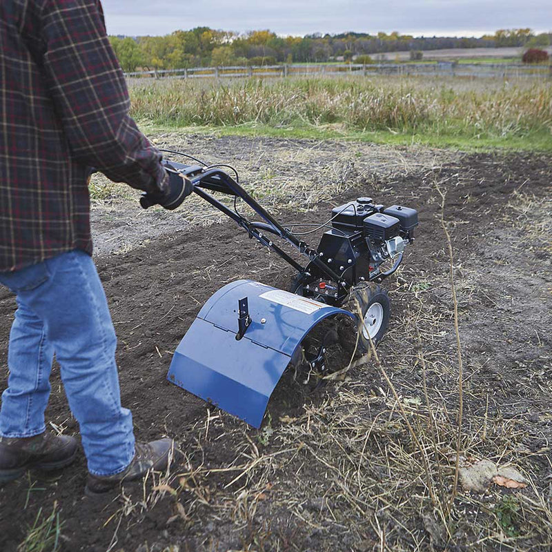 Rear Tine Tiller | 20-Inch Width | 212CC Engine | Counter-Rotating | Powerhorse