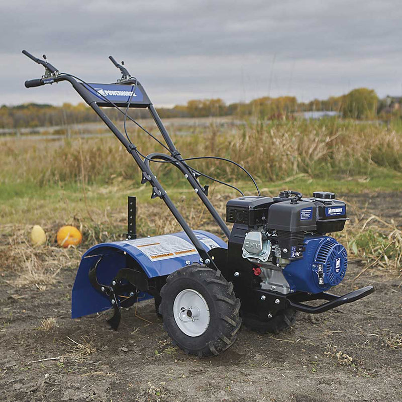 Rear Tine Tiller | 20-Inch Width | 212CC Engine | Counter-Rotating | Powerhorse