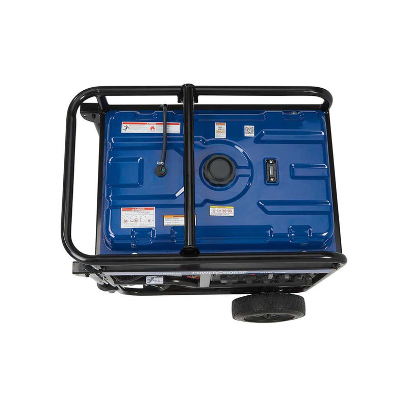 Generator for Portable Power | 15,000 Surge Watts | Dual Fuel | Electric Start | 713cc Engine | Powerhorse