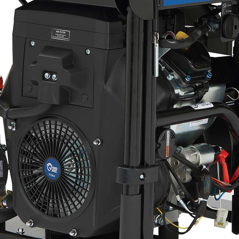 Generator for Portable Power | 15,000 Surge Watts | Dual Fuel | Electric Start | 713cc Engine | Powerhorse