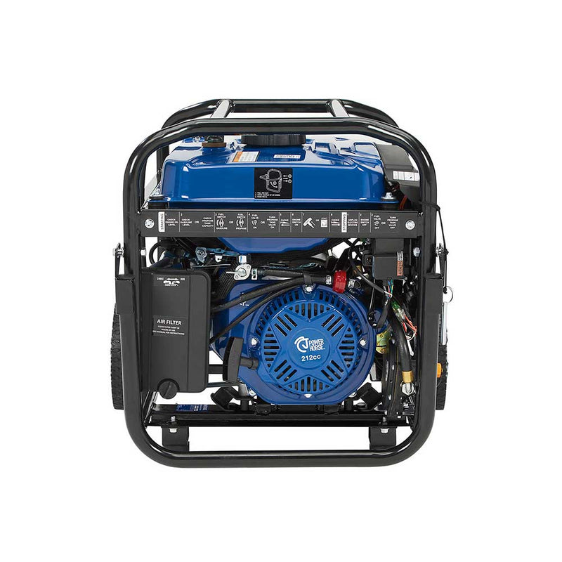 Dual Fuel Portable Generator for Home Backup | 4500W Surge | 3600W Running | 212cc Engine | Powerhorse