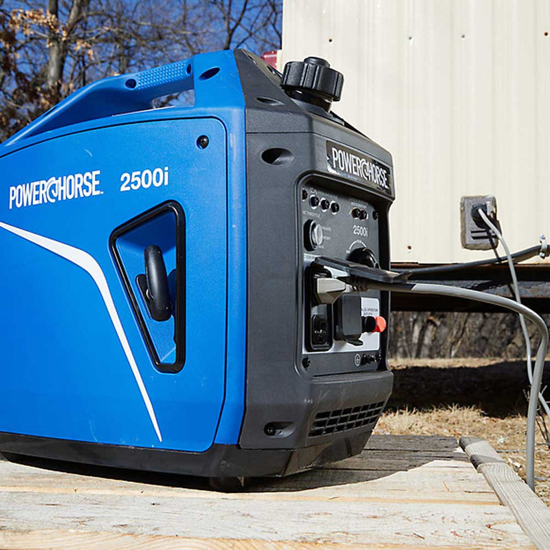 Inverter Generator | 2500 Surge Watts | 52dB Quiet | Recoil Start | Powerhorse