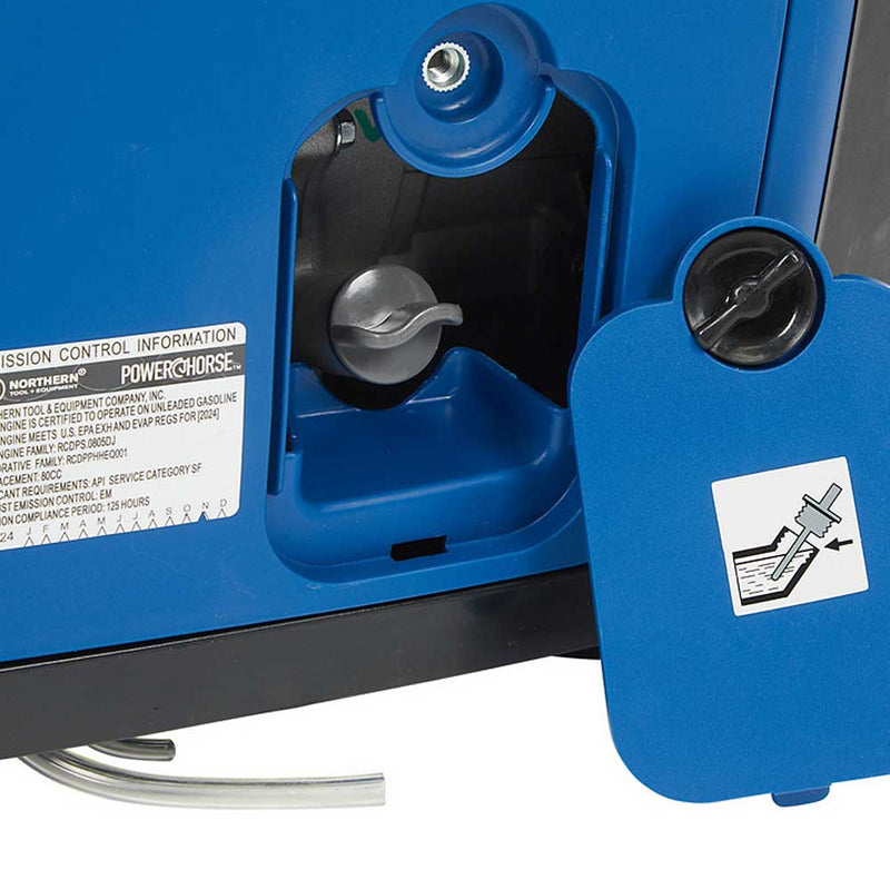 Inverter Generator | 2500 Surge Watts | 52dB Quiet | Recoil Start | Powerhorse