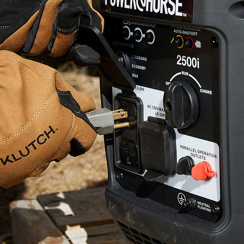 Inverter Generator | 2500 Surge Watts | 52dB Quiet | Recoil Start | Powerhorse