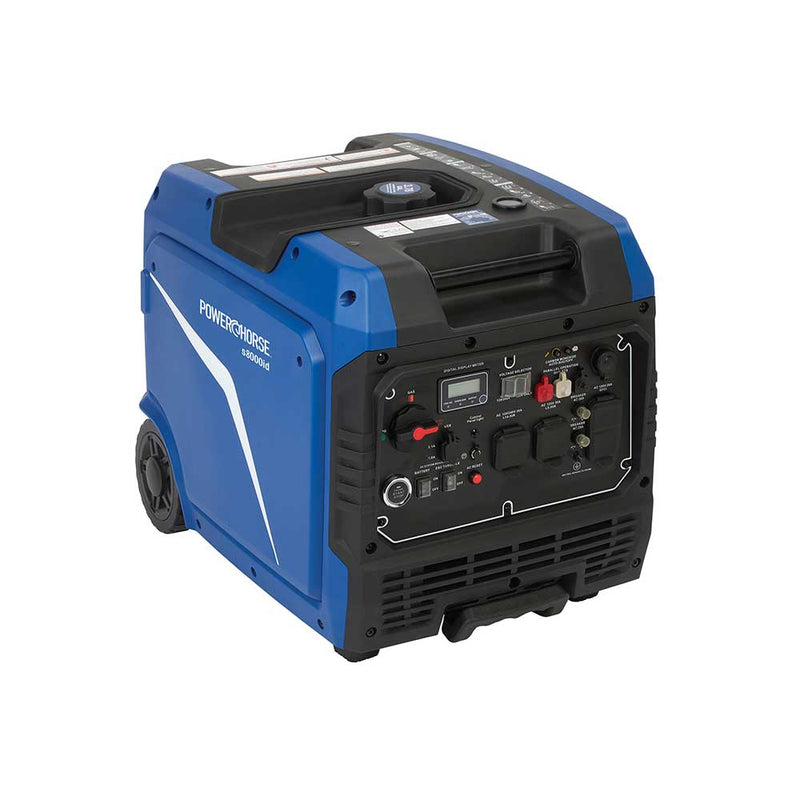 Dual Fuel Generator | 8000 Surge Watt | Electric Start | Inverter Technology | Powerhorse