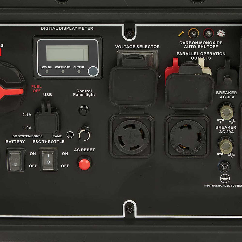 Dual Fuel Generator | 8000 Surge Watt | Electric Start | Inverter Technology | Powerhorse