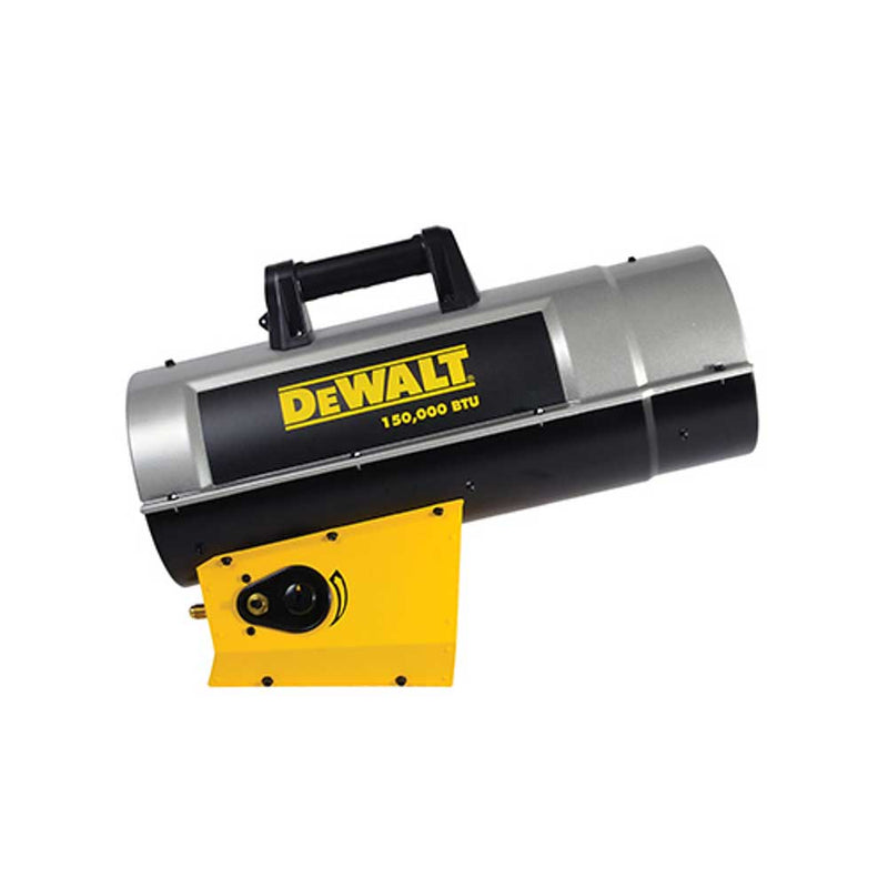 Portable Forced Air Heater | Space Heater | 110K-150K BTU | Propane | Quiet Burner Technology | DEWALT