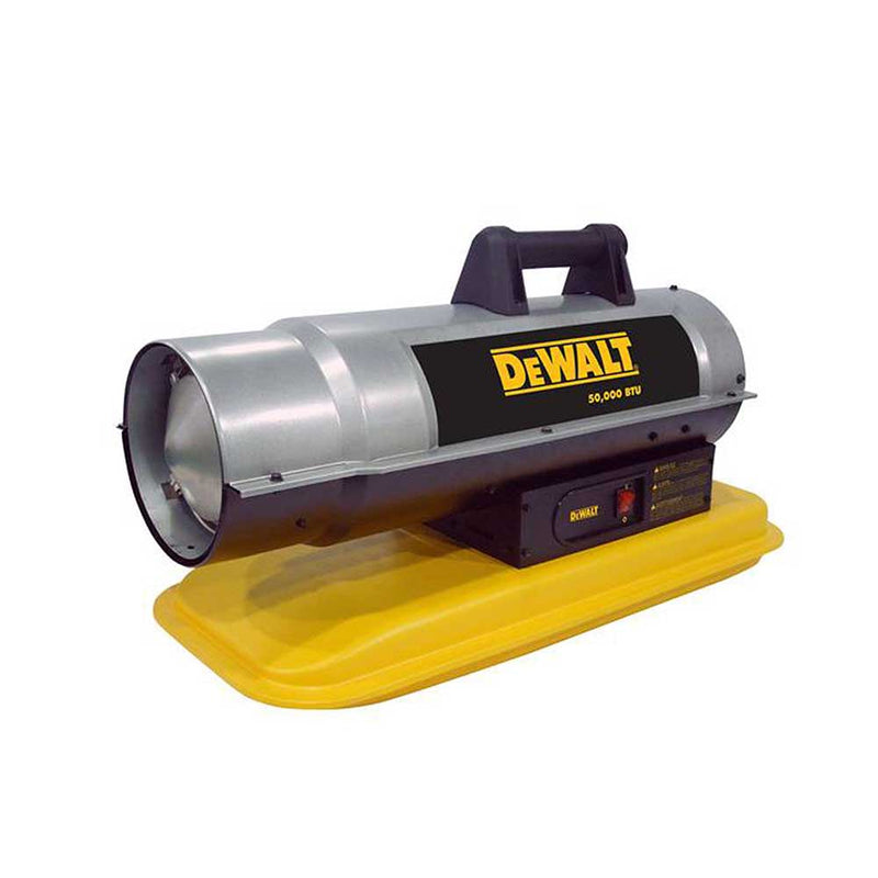 DEWALT Forced Air Heater | Space Heater for Job Sites | 50K BTU | Kerosene Diesel Fuel | Cold Weather Operation | 1,200 Sq Ft | DEWALT