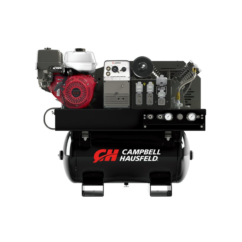Campbell Hausfeld 30-Gallon Air Compressor | Honda GX390 | 3-in-1 Com/Gen/Weld | ASME Certified | Campbell Hausfeld