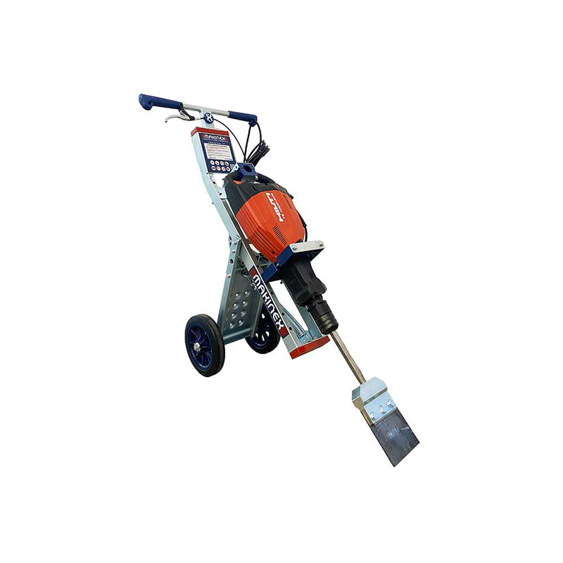 Jackhammer Trolley for Jackhammer | Universal Fit | 35 lb Capacity | 6x Faster Demolition | Makinex