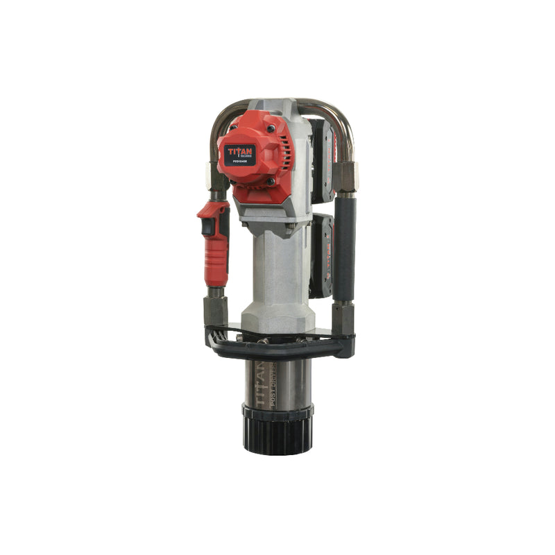 Electric Post Driver for Residential Use | 40V Battery | Dual 4AH Batteries | 2.5" Diameter | Titan