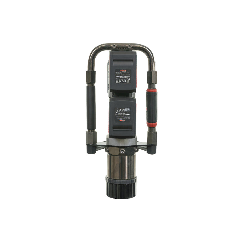 Electric Post Driver for Residential Use | 40V Battery | Dual 4AH Batteries | 2.5" Diameter | Titan