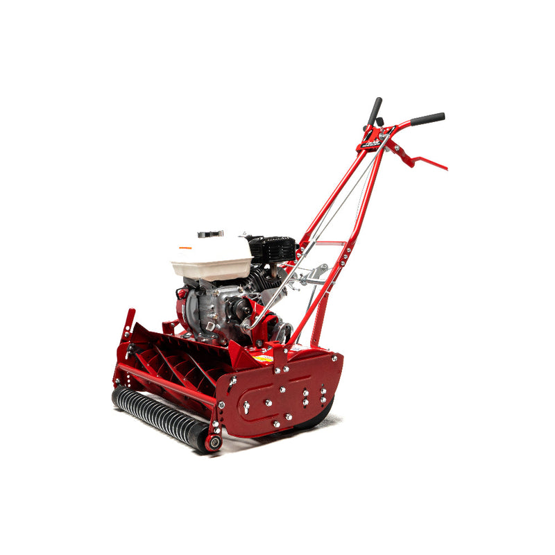 Reel Mower for Lawn Care | 25 In | Grooved Roller | 7 Blade | Honda GX160 | McLane