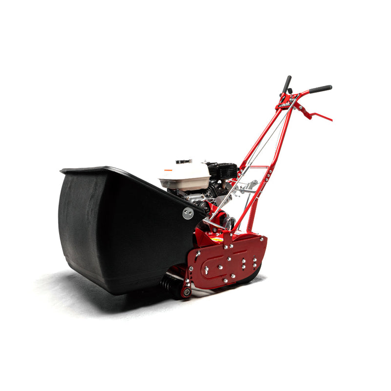 Reel Mower for Lawn Care | 25 In | Grooved Roller | 7 Blade | Honda GX160 | McLane